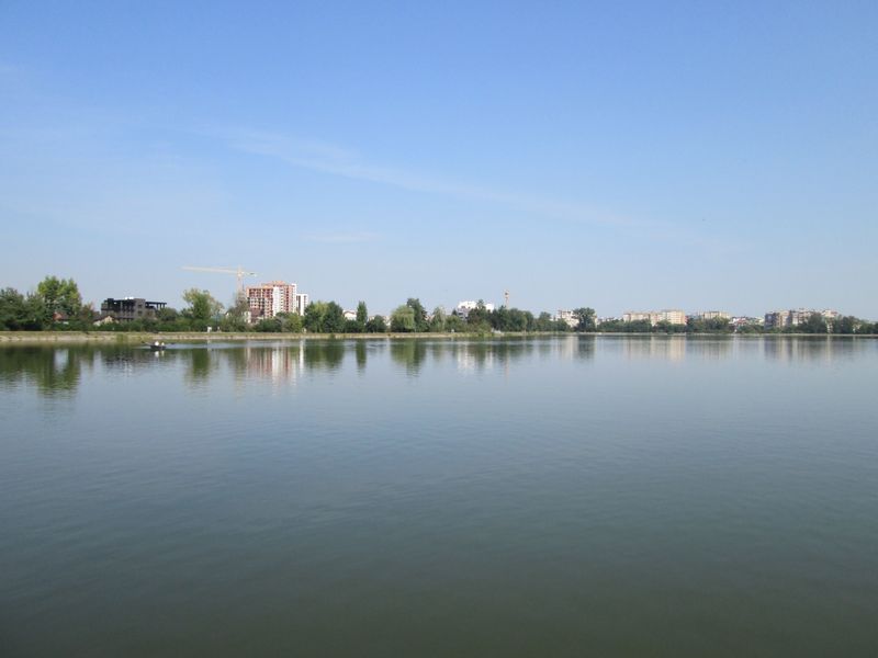 © Andrei  Kolyaskin - On  the  City  Lake  of  Ivano - Frankivsk  City , Ukraine .