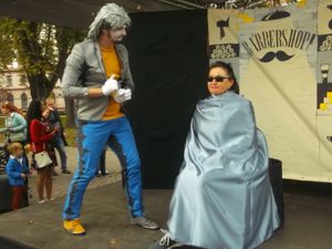 Living sculptures in Ivano - Frankivsk City 10