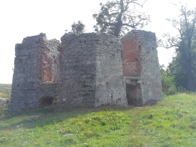 © Andrei  Kolyaskin - On  the  territory  of  Svirzh  Castle  from  15th  century  in  village  Svirzh  of  Lviv  region , Ukraine .