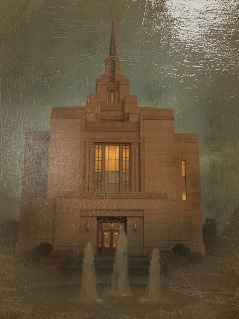 © Andrei  Kolyaskin - Image from the Ukrainian  Kyiv  Temple  in  oil  painting 4 photography project