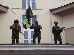 Living  sculptures  in  Ivano - Frankivsk  City 5