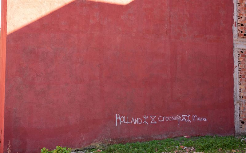 © MAryam Touzani - the clash of geographies home and homeland blending into one another. migration is not only one direction