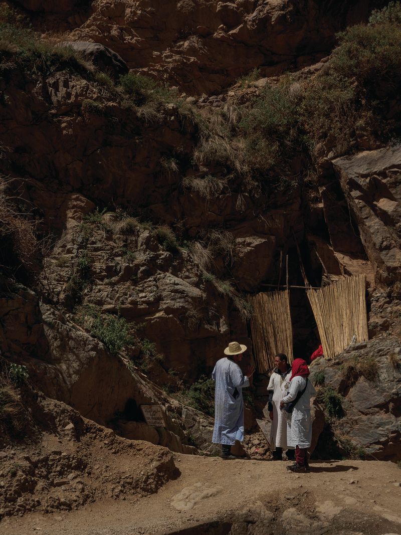 © MAryam Touzani - Deep in the mountains: A narrow doorway in the rock