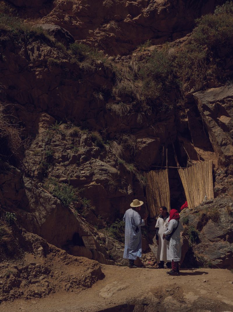 © MAryam Touzani - Deep in the mountains: A narrow doorway in the rock