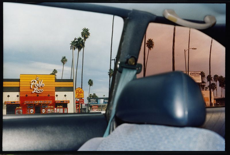 © Noel Quintela - Sunset Blvd. view from a Toyota Celica 1987, Los Angeles, 2022.