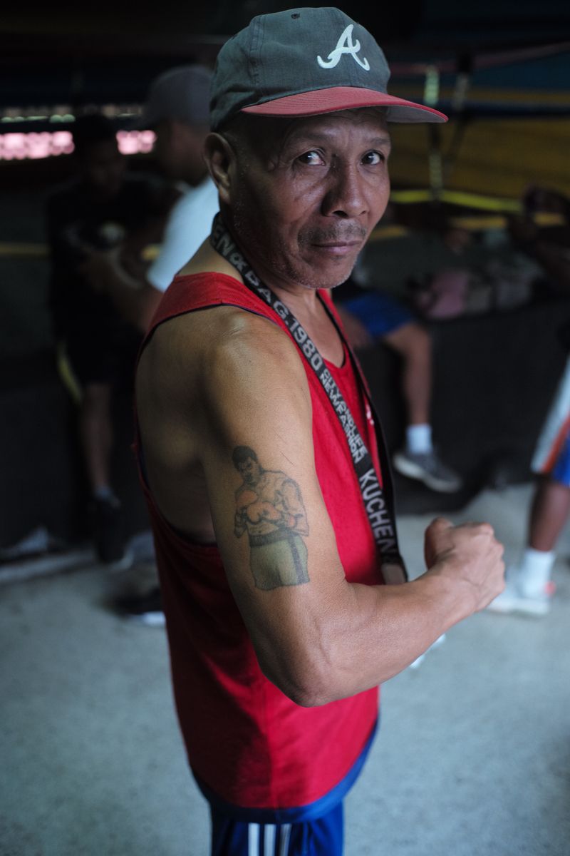 © Jose Menendez - Boxing gym. Caracas, Venezuela. 2023.