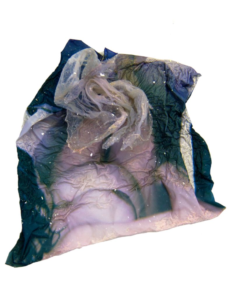 © Amber Lee Williams - Over the Shoulder, 2018, Archival pigment print (Polaroid emulsion lift)