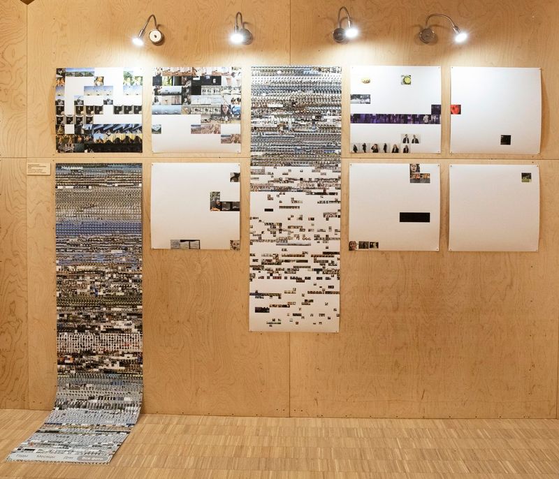 © Nadia Koldaeva - Memory/oversaturated, FRAGILE series, installation view (2024). Archival inkjet prints