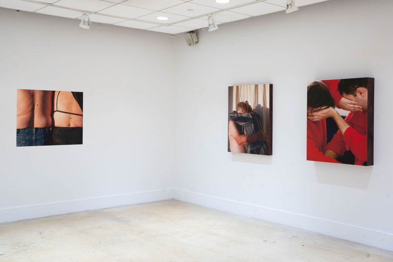 © Chloe Scout Nix - sorry for the mess 2024 install shots at Pratt Photo Gallery in Brooklyn NY