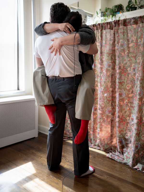 © Chloe Scout Nix - title: missing Ben (brooklyn ny) year: 2024 Size: 32x40 in. medium: vinyl print mounted on wood panel