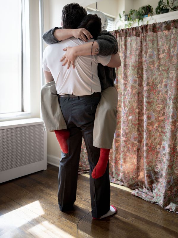 © Chloe Scout Nix - title: missing Ben (brooklyn ny) year: 2024 Size: 32x40 in. medium: vinyl print mounted on wood panel