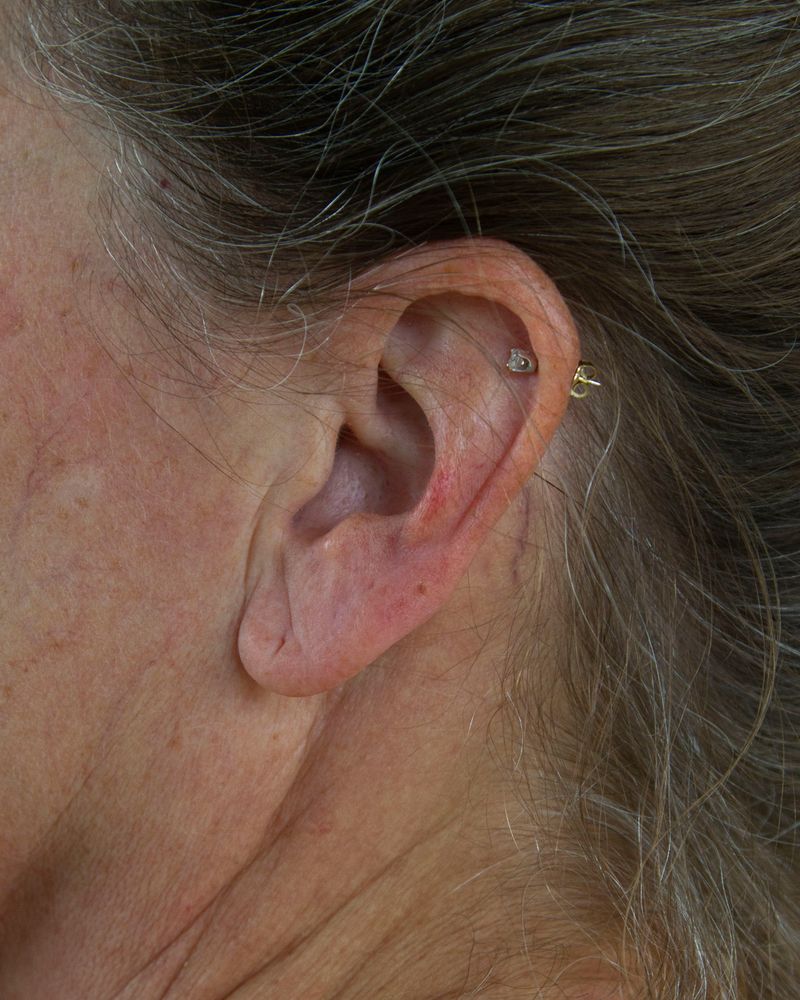 © Chloe Scout Nix - mom ear, 2023. 32x40 in. fabric coated vinyl paper.