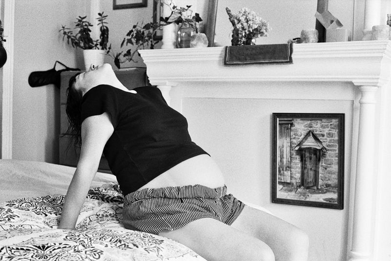 © Chloe Scout Nix - knocked up #12, 2025, silver gelatin print