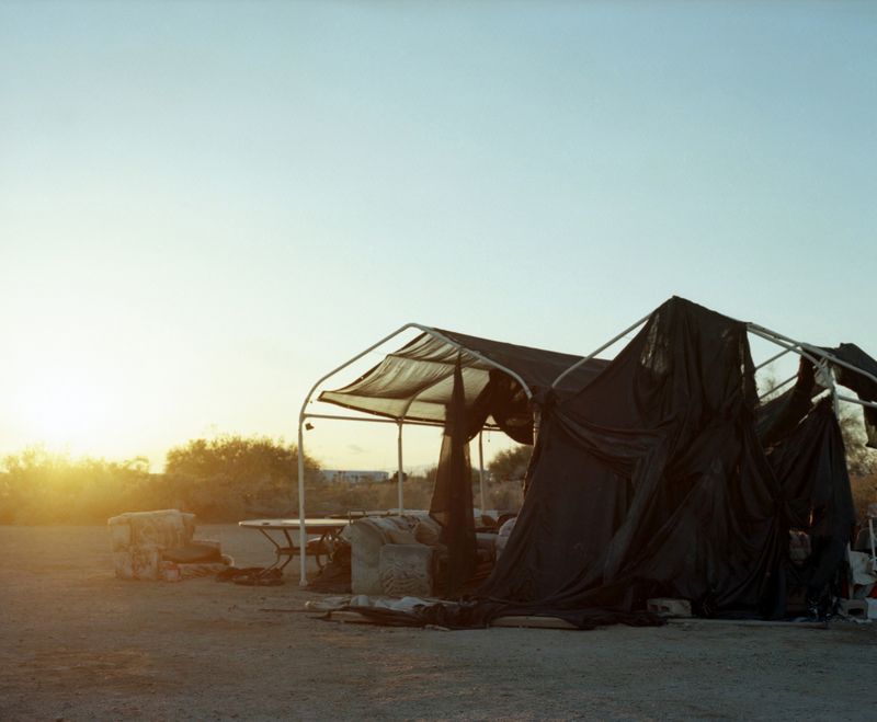 © Laura Henno - The ministry of church, Slab city (USA), 2017
