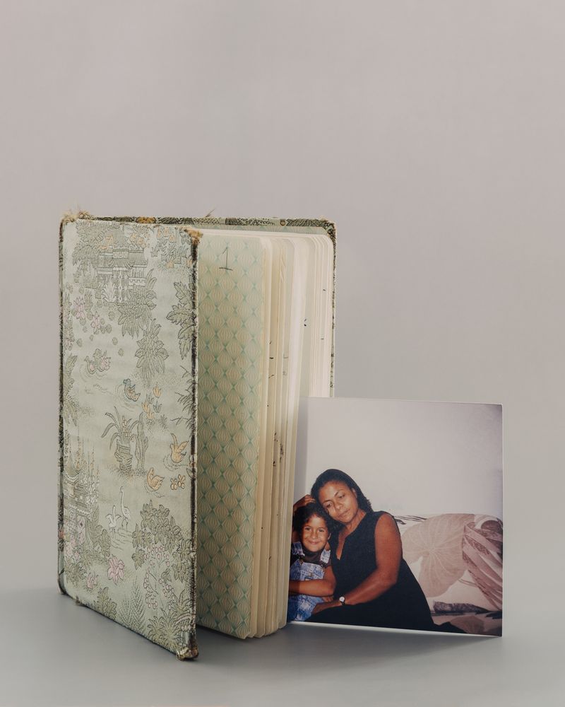 © Daniela Spector - A photo of my mother and me, tucked into my mother's diary.