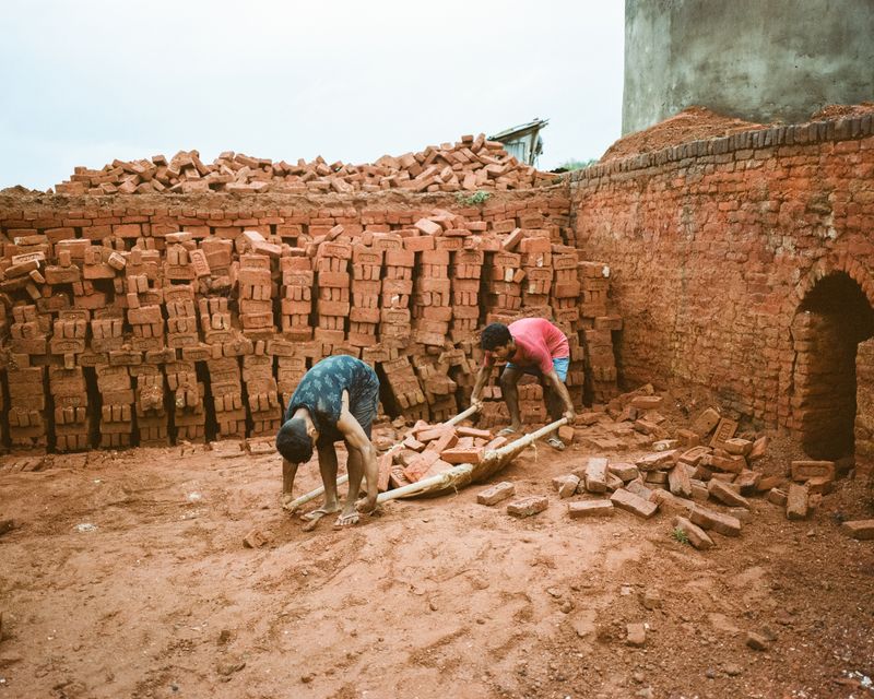 © András Zoltai - At a small brick factory, locals shape and fire thousands of bricks each day.