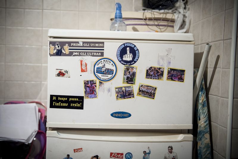 © Emanuela Colombo - Fridge in a "basso" in Quartieri Spagnoli.