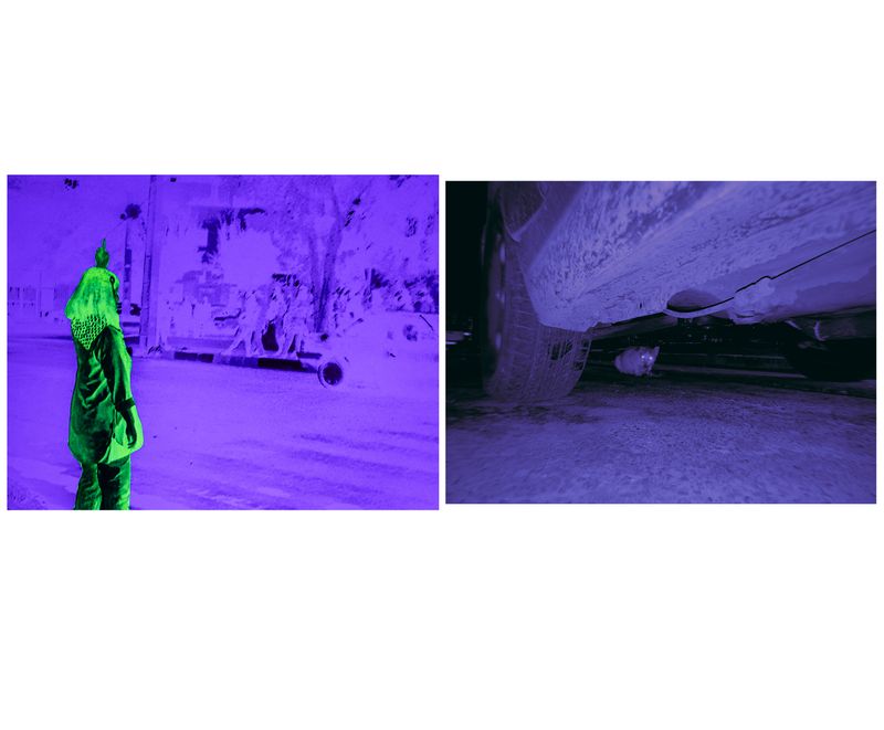 © Mehrdad Mosaferi - The protest act of a woman with optional attire in front of the oppressors.