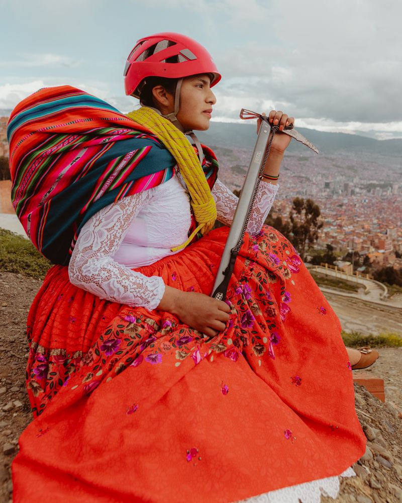 © Celia D. Luna - Image from the Cholitas Bravas photography project