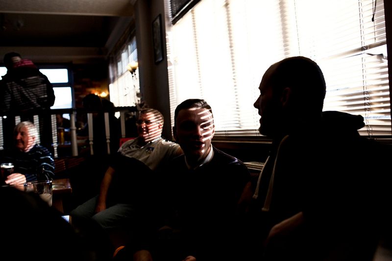 © David Shaw - Many Oldham fans make a full day of going to see the team play. They will often meet in the pub hours before the match.