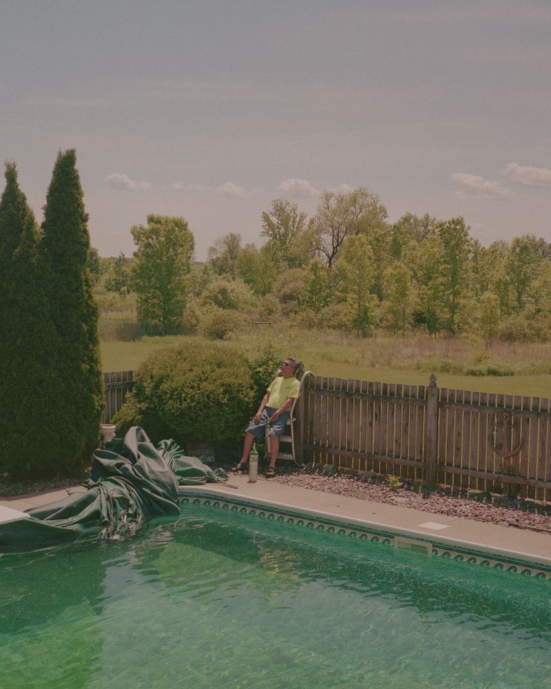© Bridget Badore - Kevin Insisting on Helping Uncover the Pool, 2021