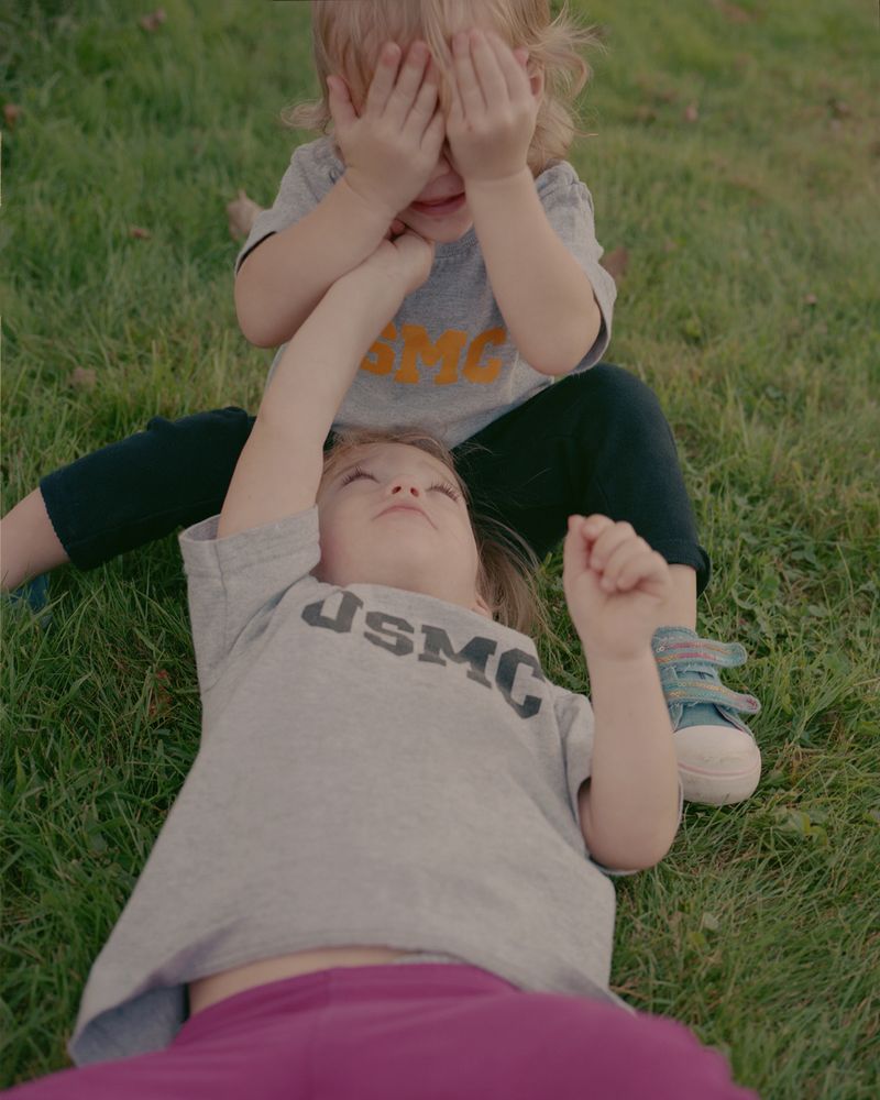 © Bridget Badore - The Twins Playing Outside, 2021