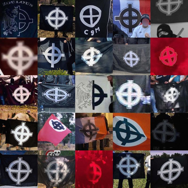 © Marcel Top - Collection of Celtic crosses posted on social media.