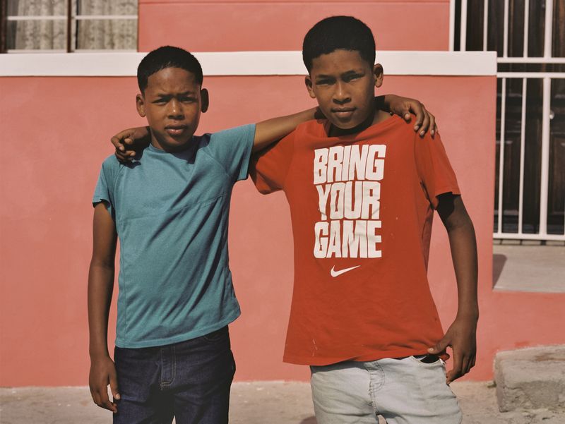 © Ayesha Kazim - Two children pose for a portrait on Pentz Street.