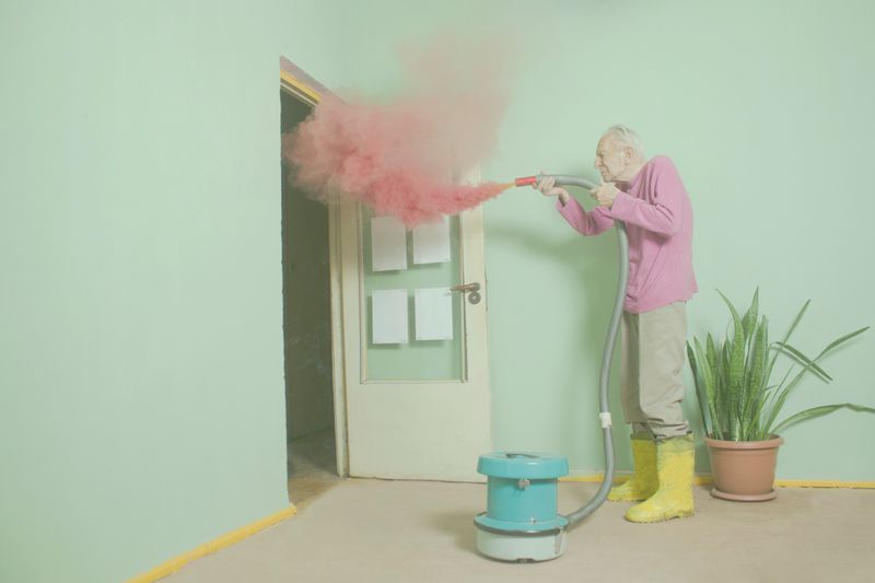 © Anna Gargarian - Karen Khachaturov, Pastel Struggle Series, "Here, i'm trying to figure out who's my guest"