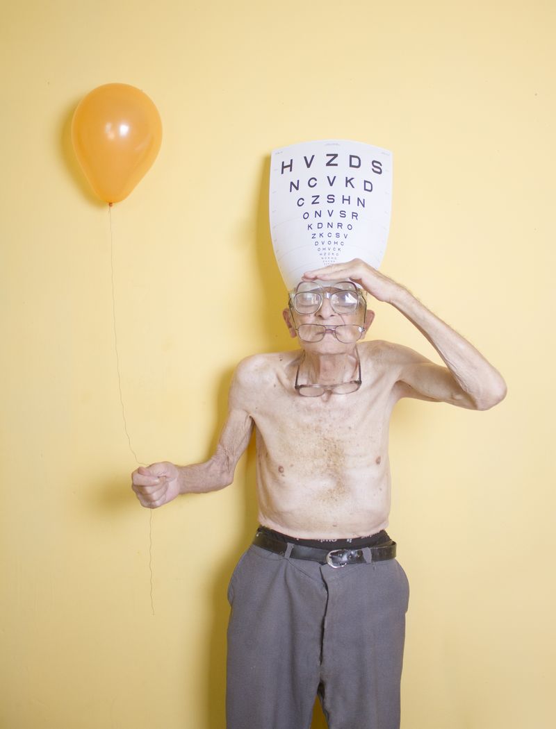 © Anna Gargarian - Karen Khachaturov, Pastel Struggle Series, "Here, i'm half blind"