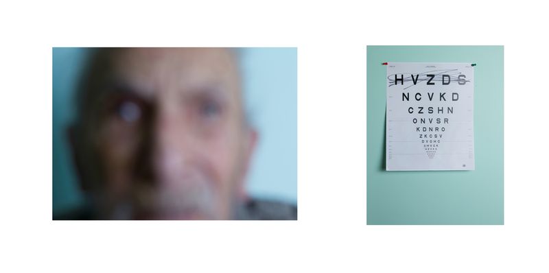 © Anna Gargarian - Karen Khachaturov, Pastel Struggle Series, "Here, i'm fully blind"