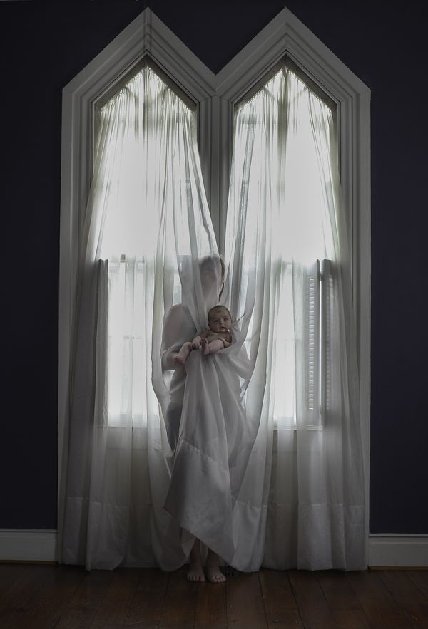 © Allison Grant - With Lorelei in Our 19th C. Home, 2018