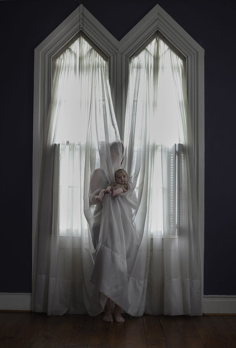 © Allison Grant - With Lorelei in Our 19th C. Home, 2018