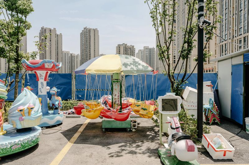 © Tianhu Yuan - Playground. A simple playground in a new district along the subway.