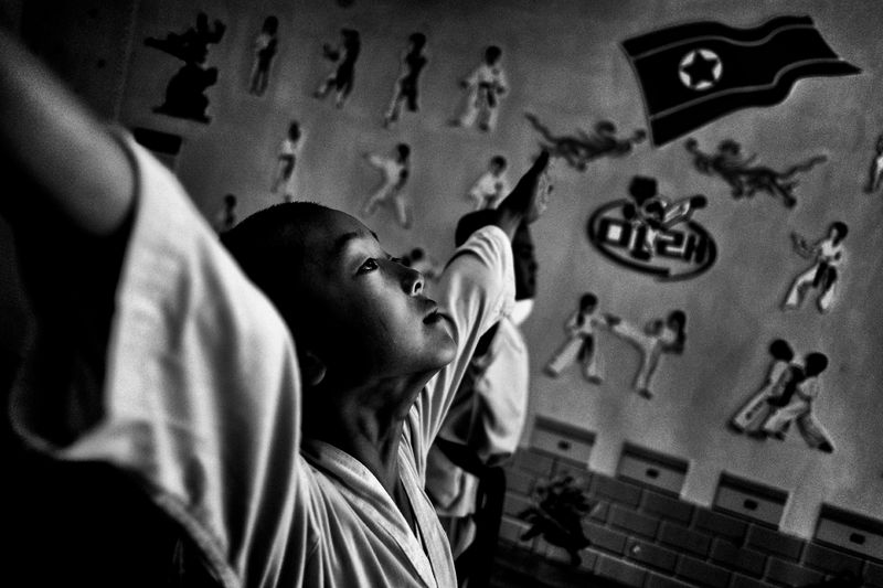 © Alain Schroeder - Image from the Taekwondo North Korea Style photography project