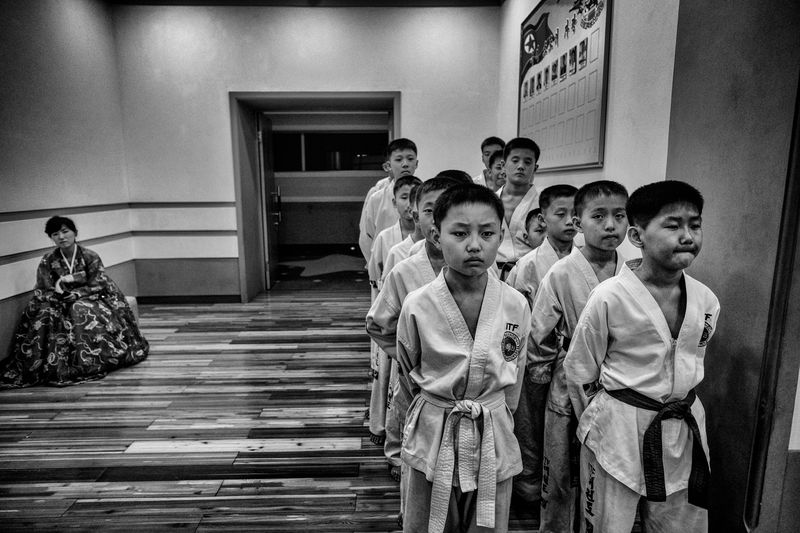 © Alain Schroeder - Image from the Taekwondo North Korea Style photography project