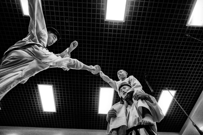 © Alain Schroeder - Image from the Taekwondo North Korea Style photography project