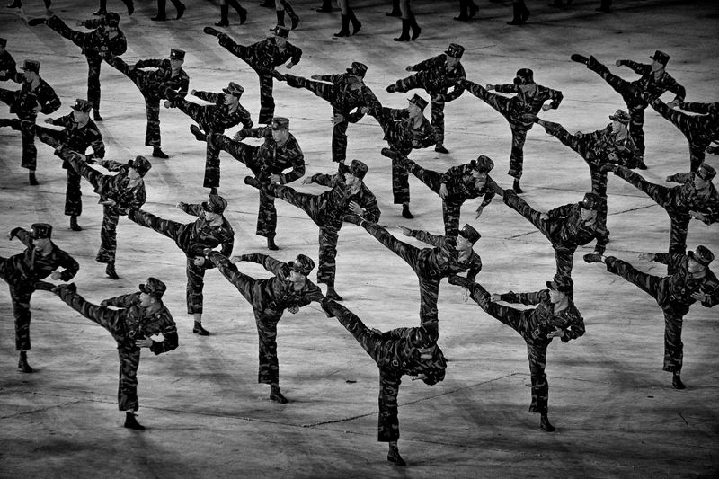 © Alain Schroeder - Image from the Taekwondo North Korea Style photography project