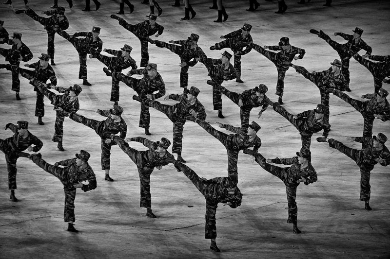 © Alain Schroeder - Image from the Taekwondo North Korea Style photography project