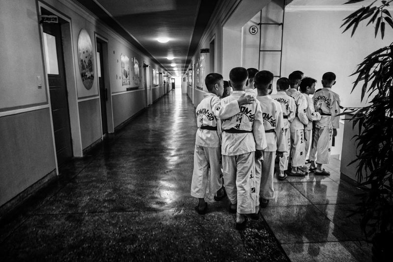 © Alain Schroeder - Image from the Taekwondo North Korea Style photography project
