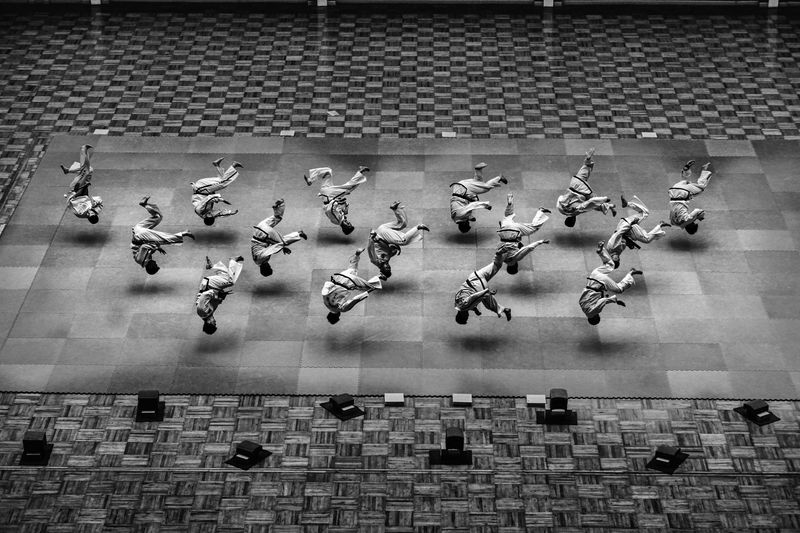 © Alain Schroeder - Image from the Taekwondo North Korea Style photography project