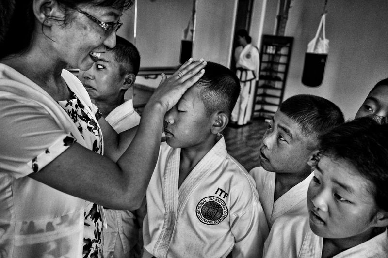 © Alain Schroeder - Image from the Taekwondo North Korea Style photography project