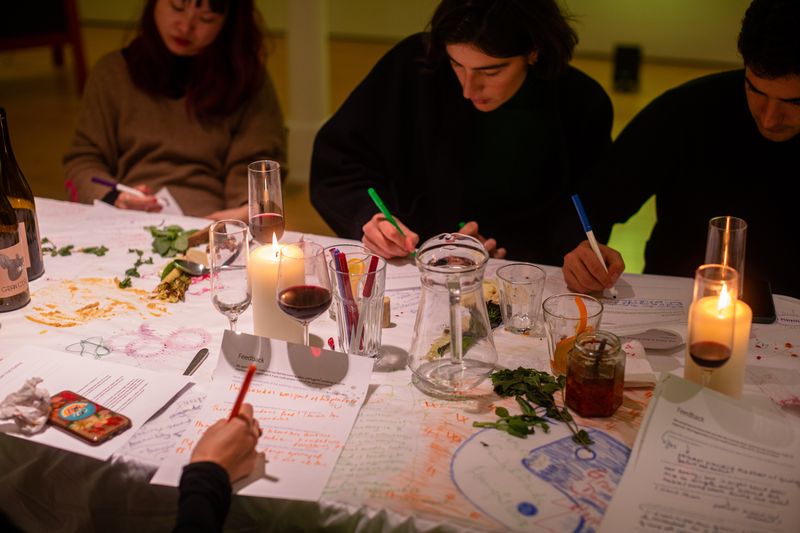 © George Selley - Workshop in collaboration with Eccoci Kitchen, at Staffordshiore street gallery, December, 2022.