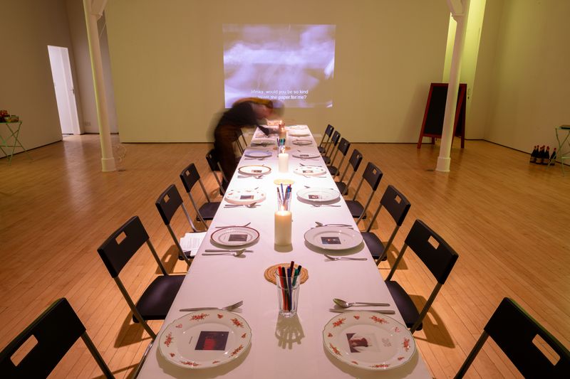 © George Selley - Workshop in collaboration with Eccoci Kitchen, at Staffordshiore street gallery, December, 2022.