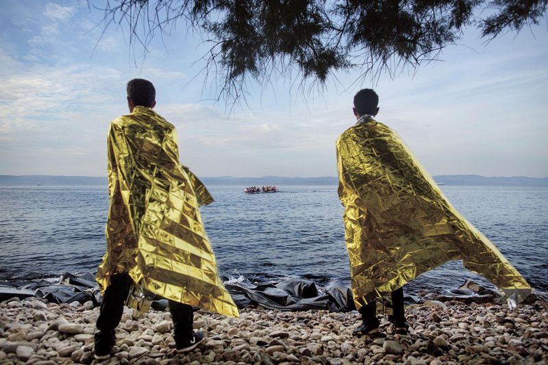 Image from the series The Flight to Europe by © Espen Rasmussen