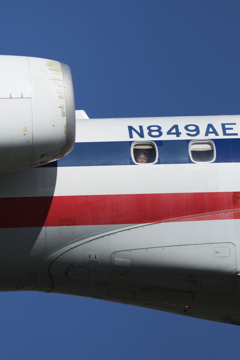 © David Rothenberg - Landing Lights Portrait (Raleigh-Durham Intl to LaGuardia)