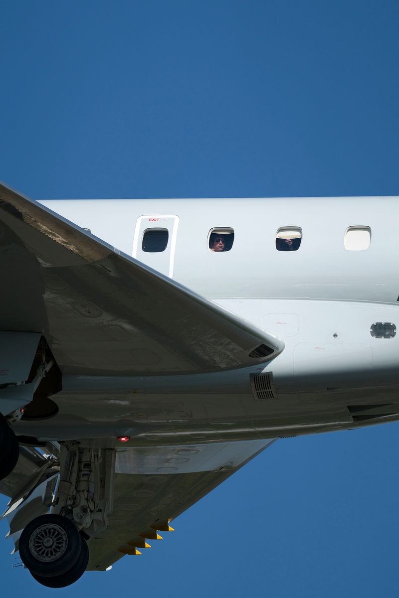© David Rothenberg - Landing Lights Portrait (Nashville to LaGuardia)