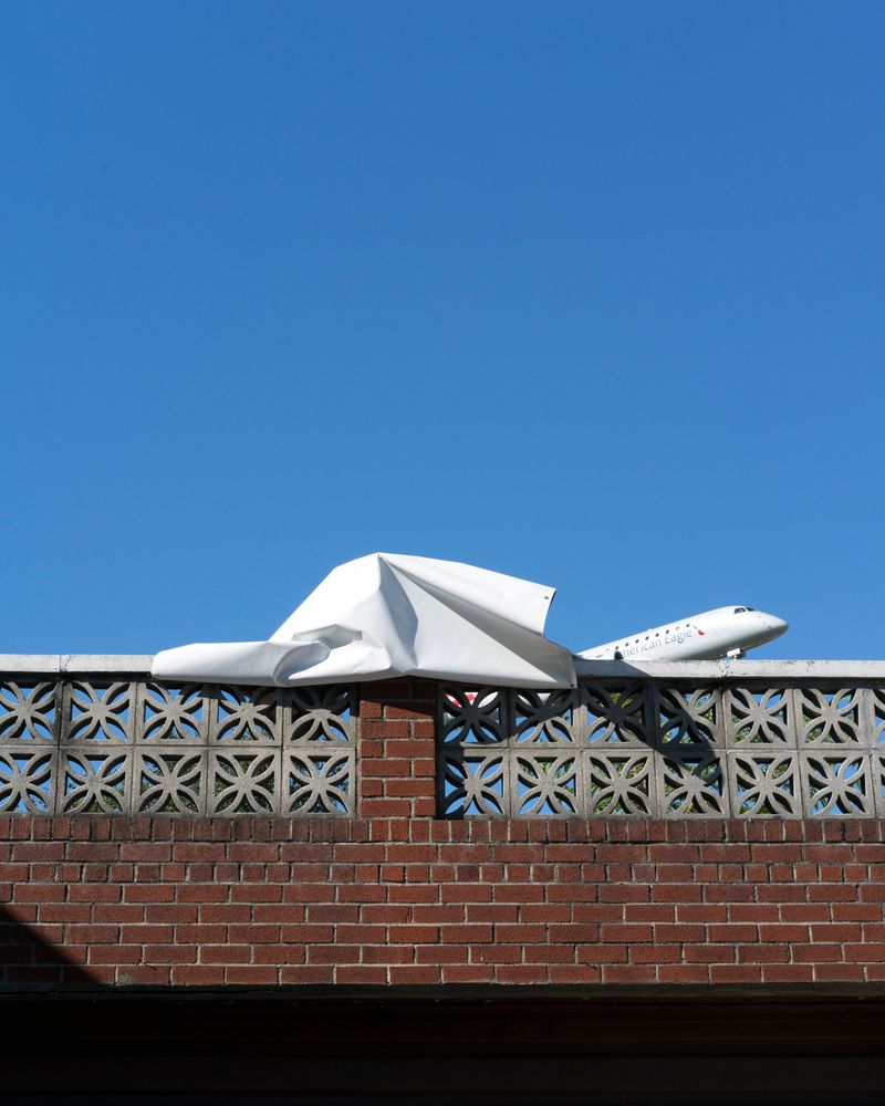 © David Rothenberg - Untitled (White Banner)