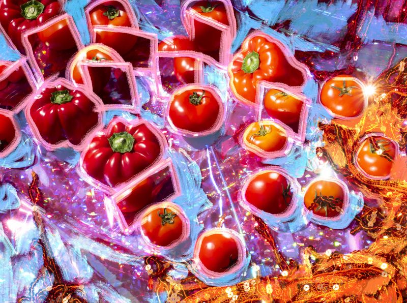 © MEI CHI WU - 吳美琪 Wu Meichi, 粉紅與藍 Pink and Blue, 2022, 數位輸出 Digital print, 32 x 43 cm