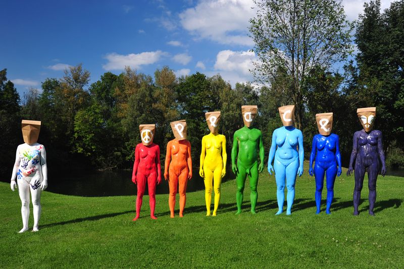 © Andreas Ender - paperbag [reBORN] - PEACE - rainbow